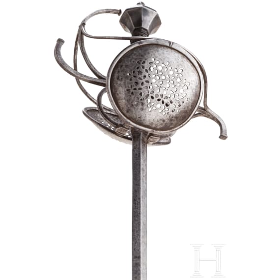 Pappenheimer-Rapier mit Piccinino-Klinge, deutsch oder Italien, um 1620