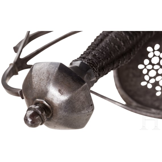 Pappenheimer-Rapier mit Piccinino-Klinge, deutsch oder Italien, um 1620