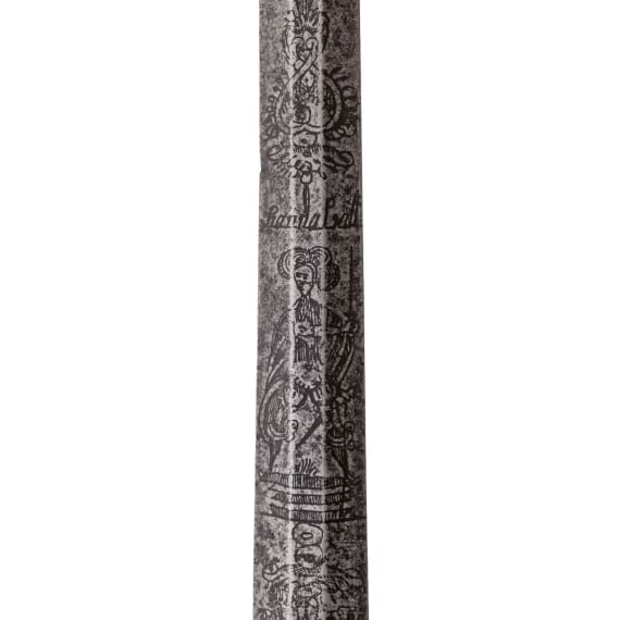 Offizier-Felddegen mit vergoldetem Eisenschnittdekor, deutsch, um 1700