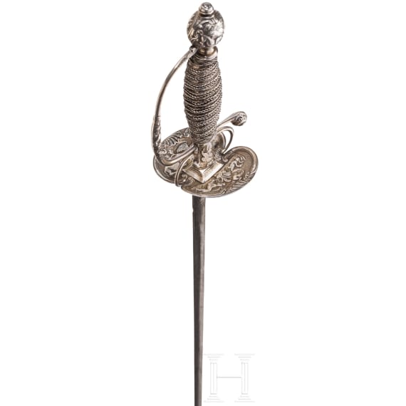 Silbermontierter Galanteriedegen, Frankreich, um 1750