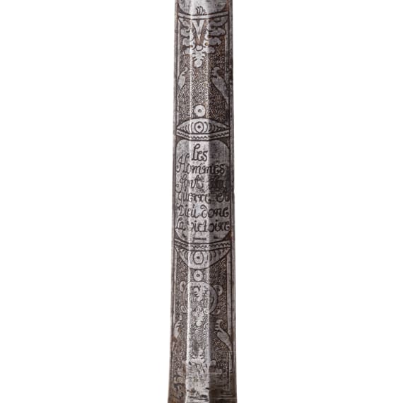 Galanteriedegen mit Porzellangriff, deutsch oder Frankreich, um 1750