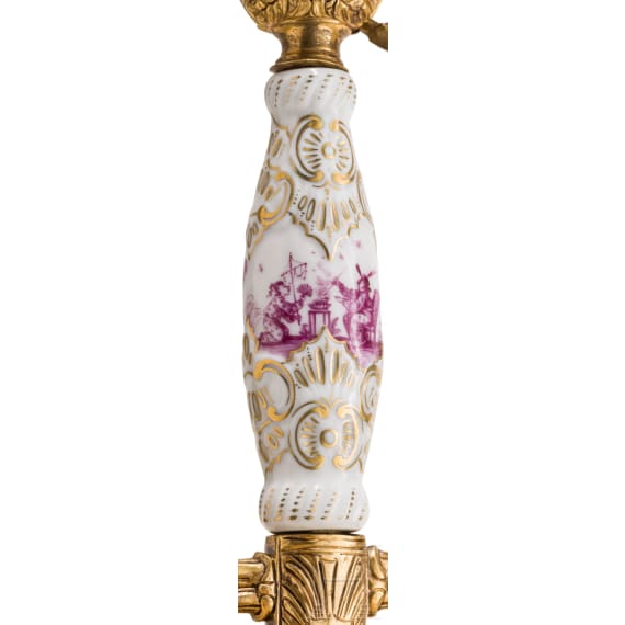Galanteriedegen mit Porzellangriff, deutsch oder Frankreich, um 1750