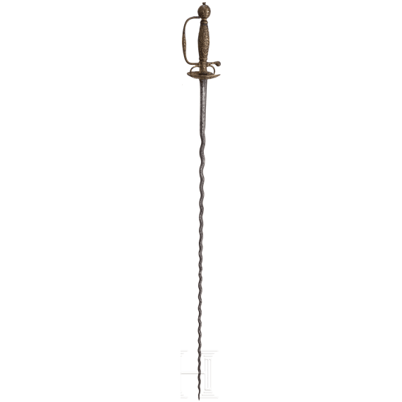 Jagdlicher Galadegen, deutsch, um 1760