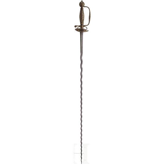 Jagdlicher Galadegen, deutsch, um 1760
