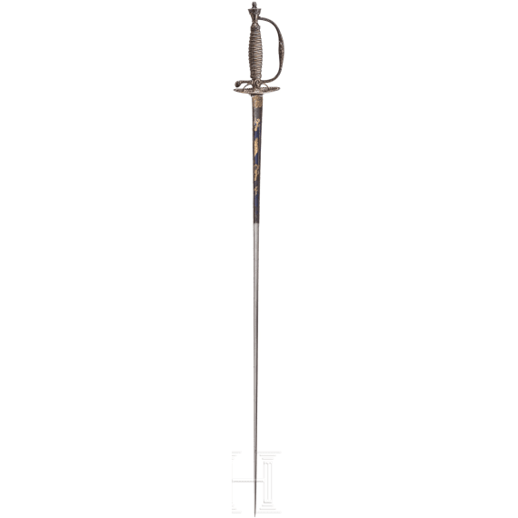 Silbermontierter Galanteriedegen, Frankreich, um 1780