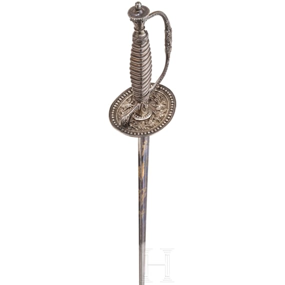 Silbermontierter Galanteriedegen, Frankreich, um 1780