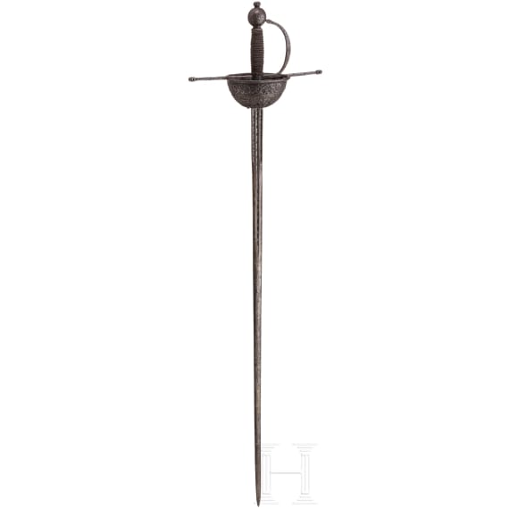 Glockenrapier im italienischen Stil des 17. Jhdts., Historismus, 19. Jhdt.