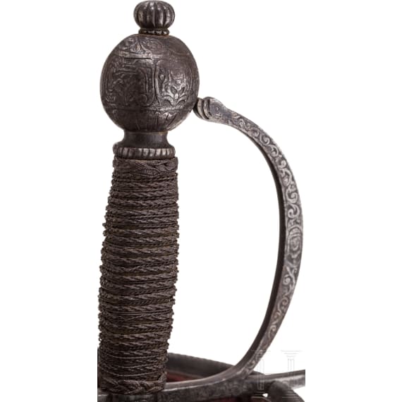 Glockenrapier im italienischen Stil des 17. Jhdts., Historismus, 19. Jhdt.
