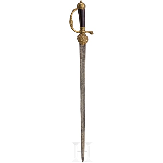 Barocker Luxus-Hirschf&auml;nger, deutsch, um 1720