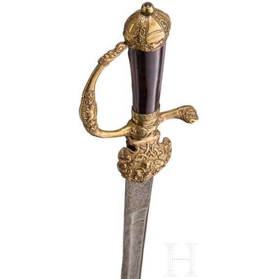 Barocker Luxus-Hirschf&auml;nger, deutsch, um 1720