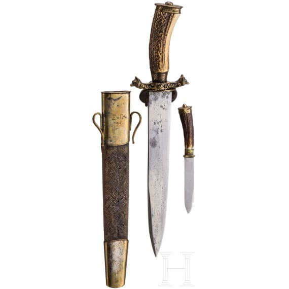 Hirschf&auml;nger, deutsch, datiert 1903