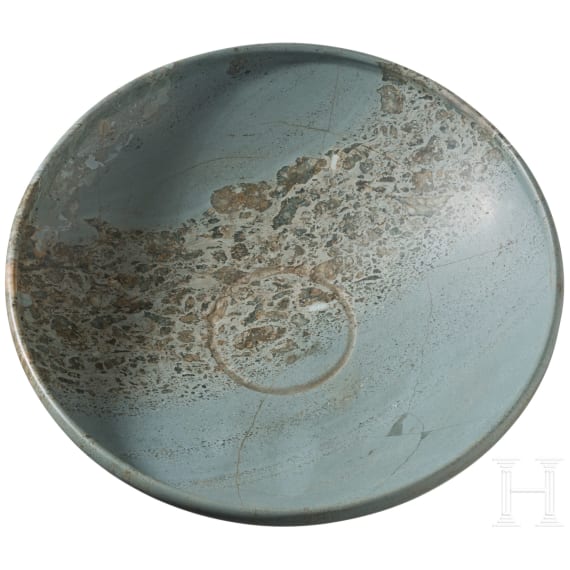Grauwackeschale, alt&auml;gyptisch, sp&auml;tere 2. Dynastie, ca. 2750 - 2649 v. Chr.
