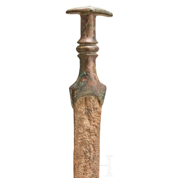 Eisenschwert mit Bronzegriff, hethitisch, 14. - 13. Jhdt. v. Chr.