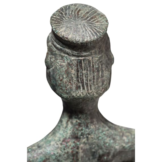 Bronzestatuette eines Mannes mit Dolch, neoelamitisch, 8. - 7. Jhdt. v. Chr.
