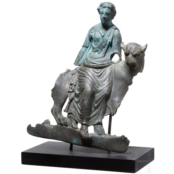 Bronzerelief des auf einem Panther reitenden Dionysos, hellenistisch, 1. Jhdt. v. Chr.