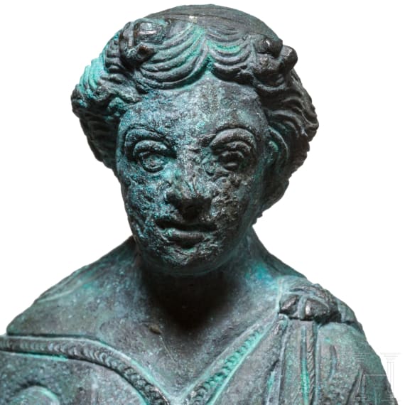 Bronzerelief des auf einem Panther reitenden Dionysos, hellenistisch, 1. Jhdt. v. Chr.