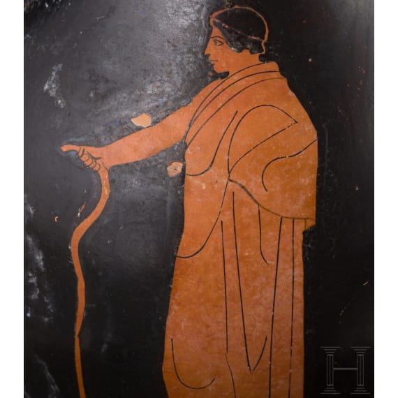 Publizierte rotfigurige Pelike mit Darstellung der Penelope, attisch, um 450 v. Chr.