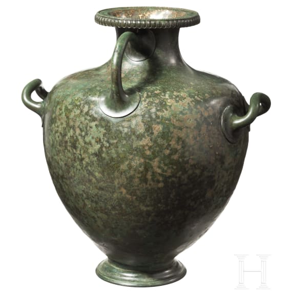 Gro&szlig;e bronzene Kalpis, griechisch, 4. Jhdt. v. Chr.