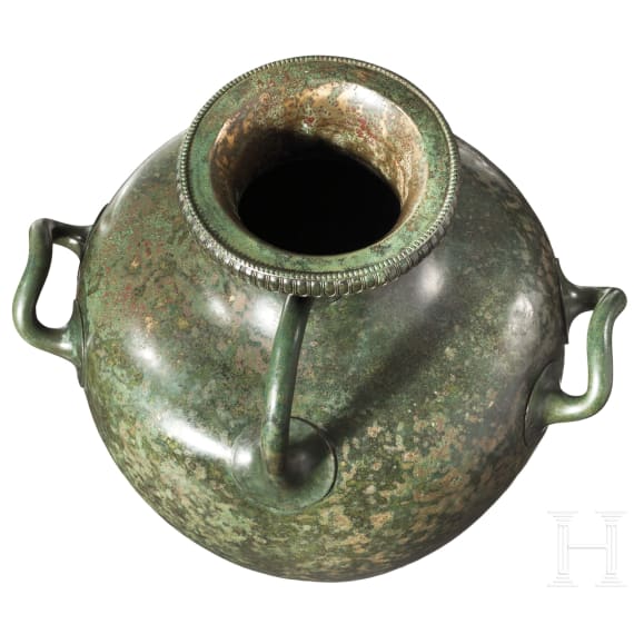 Gro&szlig;e bronzene Kalpis, griechisch, 4. Jhdt. v. Chr.