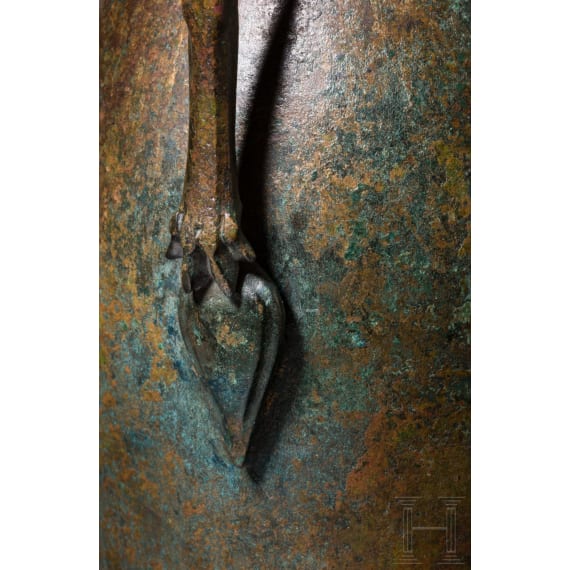 Bronzekanne (Olpe), griechisch, 5. - 4. Jhdt. v. Chr.