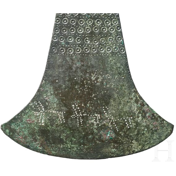 Bronzebeil f&uuml;r zeremonielle Zwecke, etruskisch, 2. H&auml;lfte 8. - fr&uuml;hes 7. Jhdt. v. Chr.