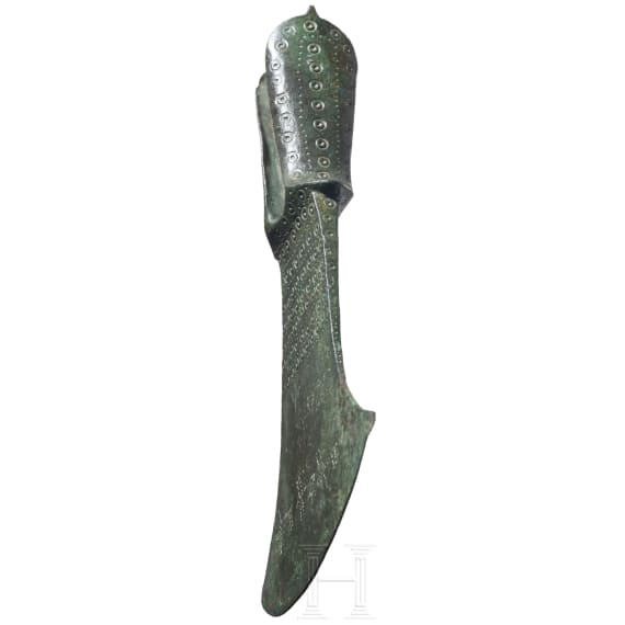 Bronzebeil f&uuml;r zeremonielle Zwecke, etruskisch, 2. H&auml;lfte 8. - fr&uuml;hes 7. Jhdt. v. Chr.