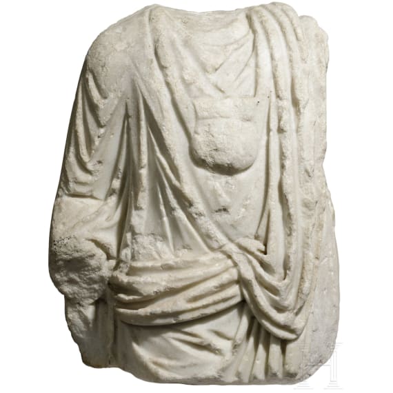 Marmor-Togatus eines Knaben, 2. Jhdt. n. Chr.