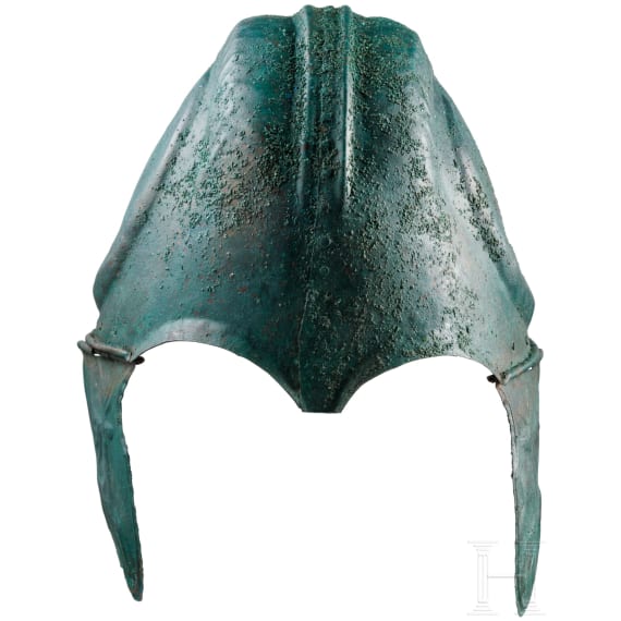 Bronzehelm mit Widderhorndekor, Schwarzmeerraum, 4. Jhdt. v. Chr.