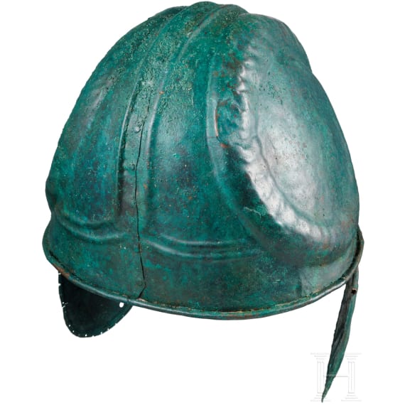 Bronzehelm mit Widderhorndekor, Schwarzmeerraum, 4. Jhdt. v. Chr.