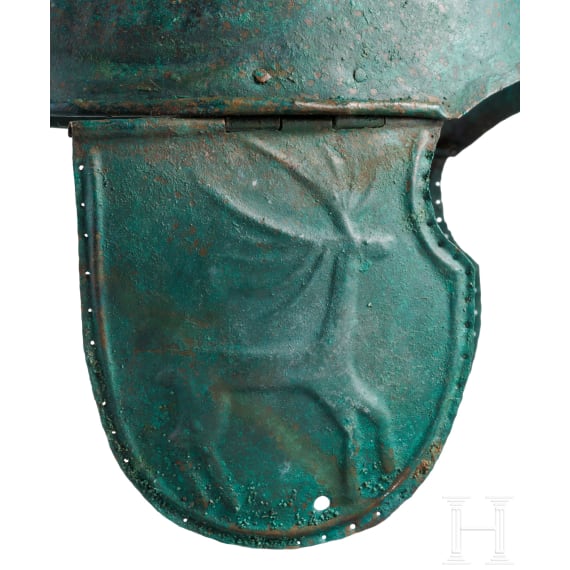 Bronzehelm mit Widderhorndekor, Schwarzmeerraum, 4. Jhdt. v. Chr.