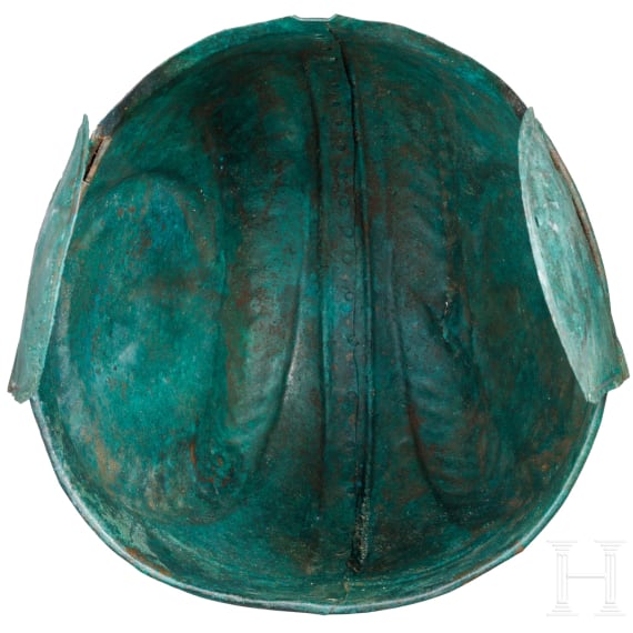Bronzehelm mit Widderhorndekor, Schwarzmeerraum, 4. Jhdt. v. Chr.