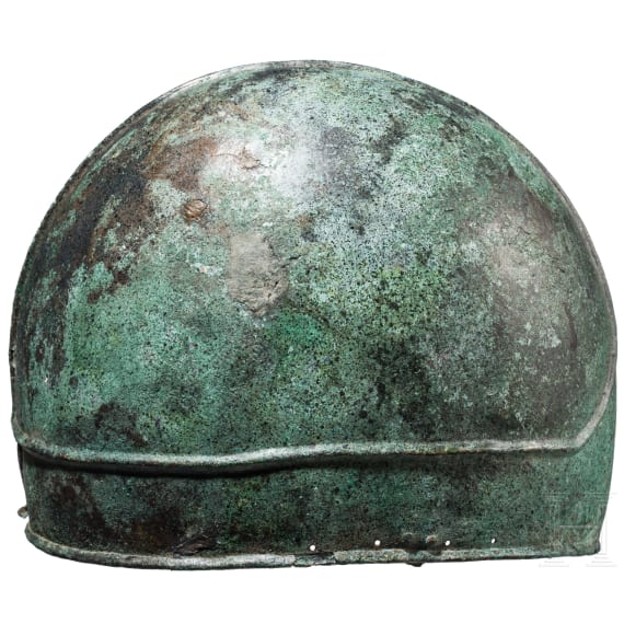Pseudochalkidischer Bronzehelm, n&ouml;rdlicher Schwarzmeerraum, 3. - 2. Jhdt. v. Chr.