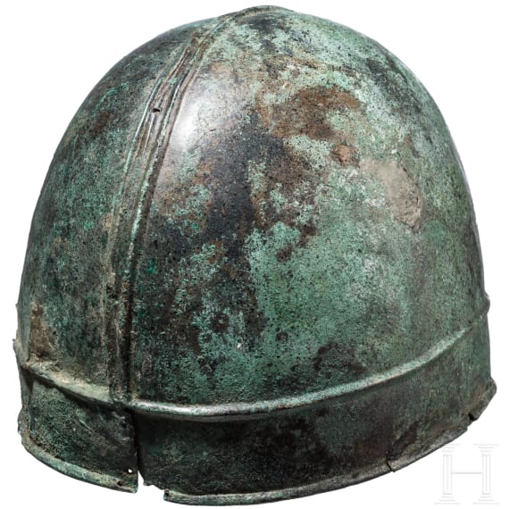 Pseudochalkidischer Bronzehelm, n&ouml;rdlicher Schwarzmeerraum, 3. - 2. Jhdt. v. Chr.