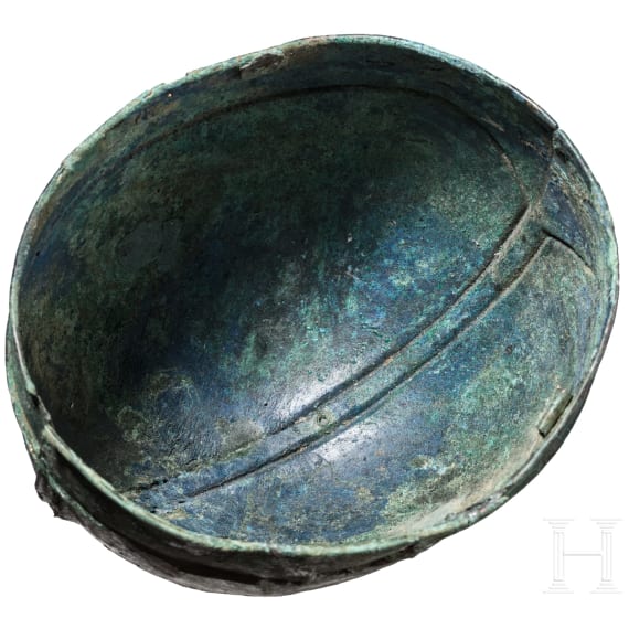 Pseudochalkidischer Bronzehelm, n&ouml;rdlicher Schwarzmeerraum, 3. - 2. Jhdt. v. Chr.