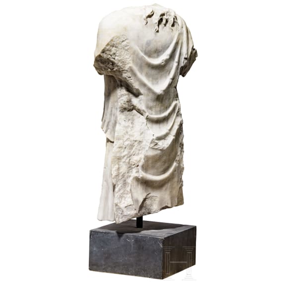 Klassizistischer Marmortorso nach dem Vorbild einer antiken Artemis-Statue, um 1800 - fr&uuml;hes 19. Jhdt.