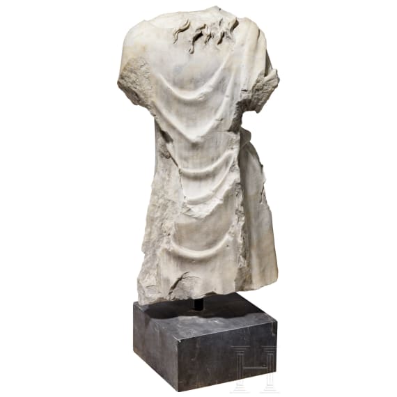 Klassizistischer Marmortorso nach dem Vorbild einer antiken Artemis-Statue, um 1800 - fr&uuml;hes 19. Jhdt.