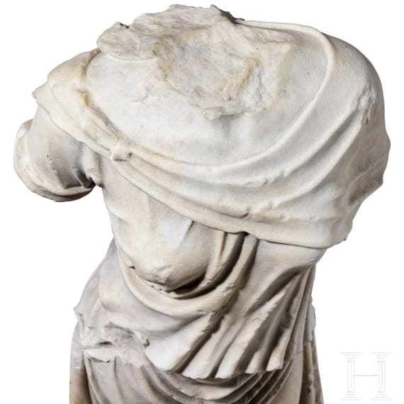 Klassizistischer Marmortorso nach dem Vorbild einer antiken Artemis-Statue, um 1800 - fr&uuml;hes 19. Jhdt.