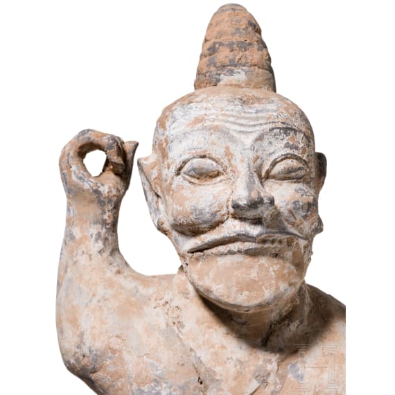 Figur eines Kriegers, China, Han-Zeit, um 220 n. Chr.