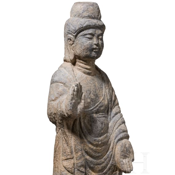 Steinerner Shakyamuni-Buddha, China, westliche Wei-Dynastie (535 - 556)