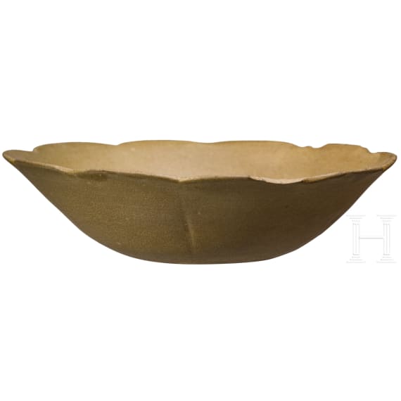 Yue-Ware-Lotusschale, China, wohl sp&auml;te Tang-Dynastie