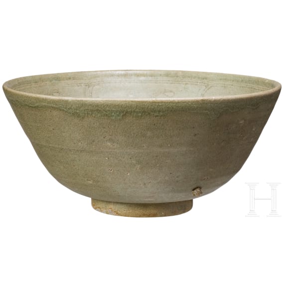 Seladonschale, China, wohl s&uuml;dliche Song-Dynastie (1127 - 1279)
