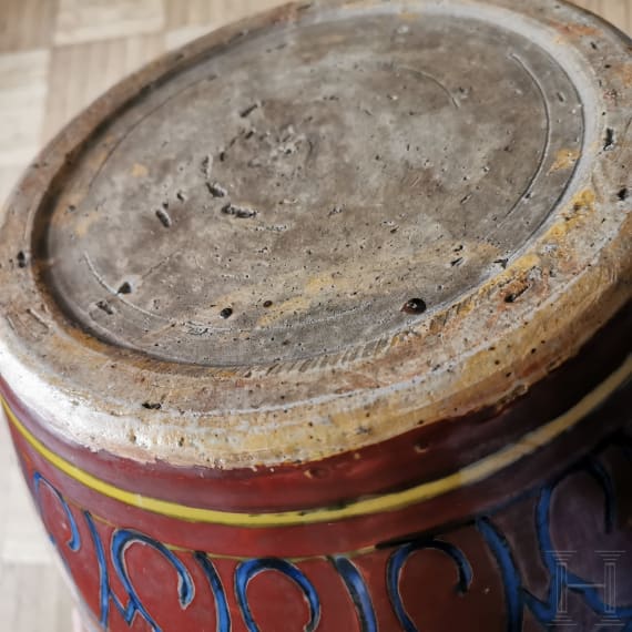 Sehr gro&szlig;e Vase mit Lotusbl&uuml;ten, China, wohl sp&auml;te Ming-Dynastie