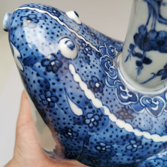 Kendi (Wassergef&auml;&szlig;) in Froschform, China, wahrscheinlich Anfang Qing-Dynastie