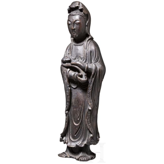 Bronzene Guanyin-Figur, China, Ming-Dynastie