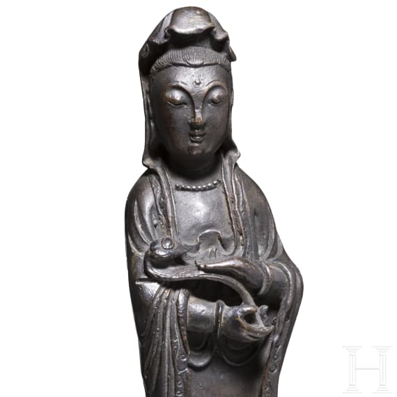 Bronzene Guanyin-Figur, China, Ming-Dynastie