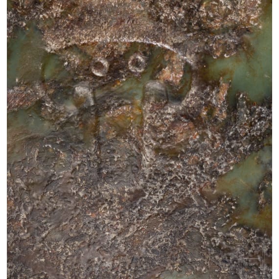 Amulett in Form eines Schildkr&ouml;tenpanzers, im Stil der Hongshan-Kultur