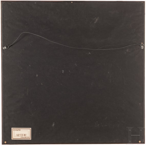 Steineingelegtes Holzpaneel, China, 19. Jhdt.