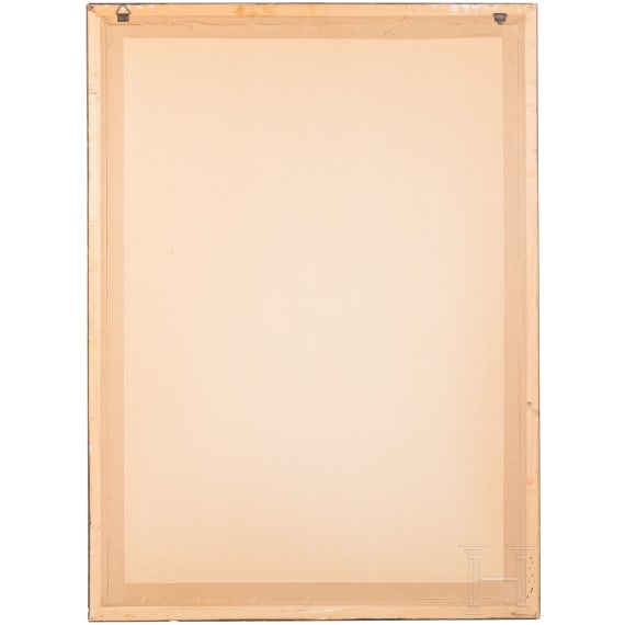 K&auml;mpfende Samurai, Rimpa-Blattgoldmalerei, Japan, Edo-/Meiji-Periode