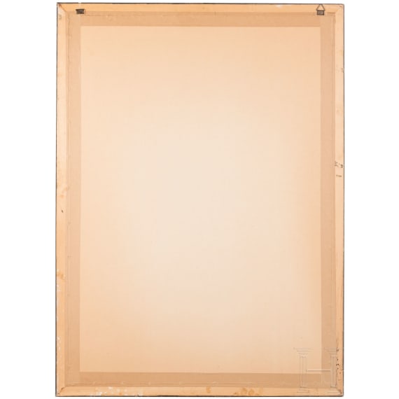 Entk&ouml;pfung eines Samurai, Rimpa-Blattgoldmalerei, Japan, Edo-/Meiji-Periode