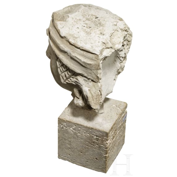 Gandhara-Stucco-Kopf, 5. - 6. Jhdt.
